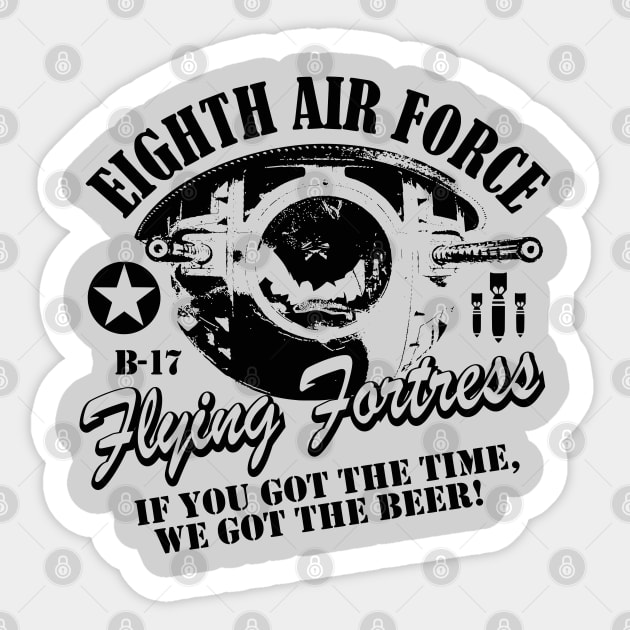 B-17 Flying Fortress Sticker by TCP